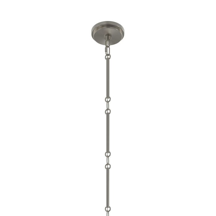 Progress Lighting - P400472-009 - Six Light Chandelier - Pilar - Brushed Nickel