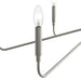 Progress Lighting - P400472-009 - Six Light Chandelier - Pilar - Brushed Nickel