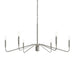 Progress Lighting - P400472-009 - Six Light Chandelier - Pilar - Brushed Nickel
