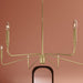 Progress Lighting - P400472-191 - Six Light Chandelier - Pilar - Brushed Gold