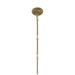 Progress Lighting - P400472-191 - Six Light Chandelier - Pilar - Brushed Gold