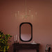 Progress Lighting - P400472-191 - Six Light Chandelier - Pilar - Brushed Gold