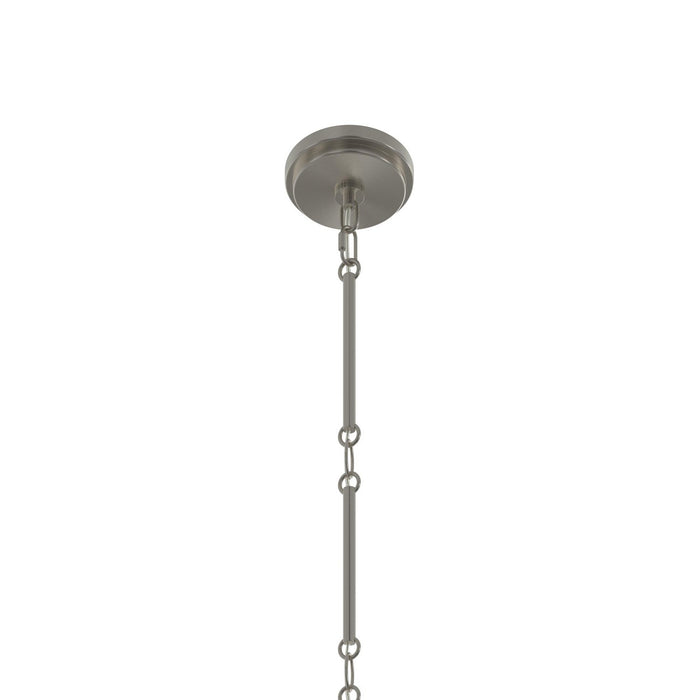 Progress Lighting - P400473-009 - Six Light Chandelier - Pilar - Brushed Nickel