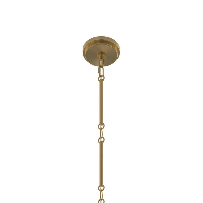 Progress Lighting - P400473-191 - Six Light Chandelier - Pilar - Brushed Gold
