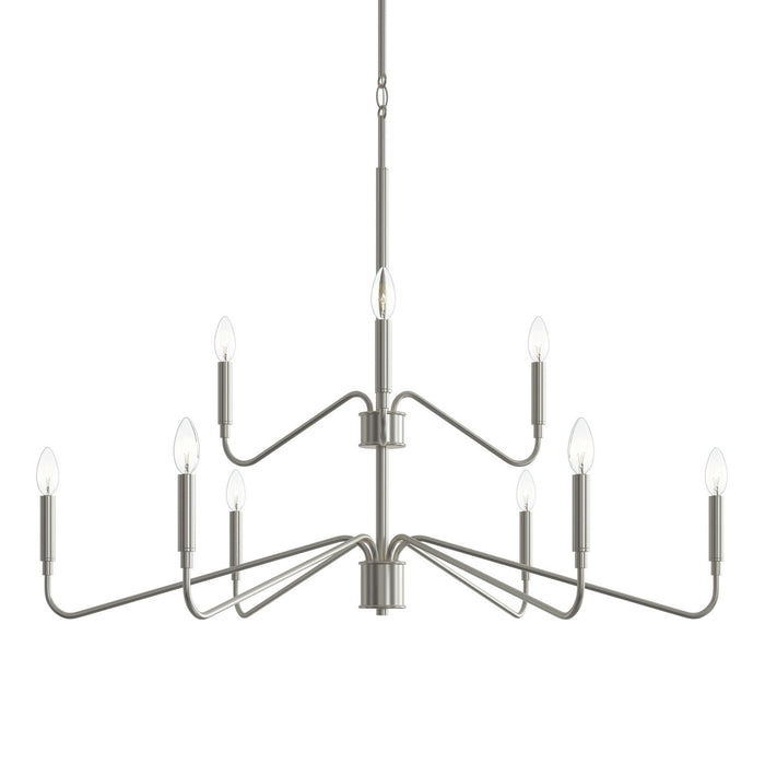 Progress Lighting - P400474-009 - Nine Light Chandelier - Pilar - Brushed Nickel
