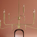 Progress Lighting - P400474-191 - Nine Light Chandelier - Pilar - Brushed Gold