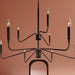 Progress Lighting - P400474-31M - Nine Light Chandelier - Pilar - Matte Black
