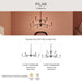 Progress Lighting - P400474-31M - Nine Light Chandelier - Pilar - Matte Black