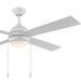 Progress Lighting - P250127-28M-30 - 52" Ceiling Fan - Tavo - Matte White