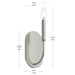 Progress Lighting - P710153-009 - One Light Wall Sconce - Reines - Brushed Nickel