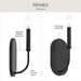 Progress Lighting - P710153-31M - One Light Wall Sconce - Reines - Matte Black
