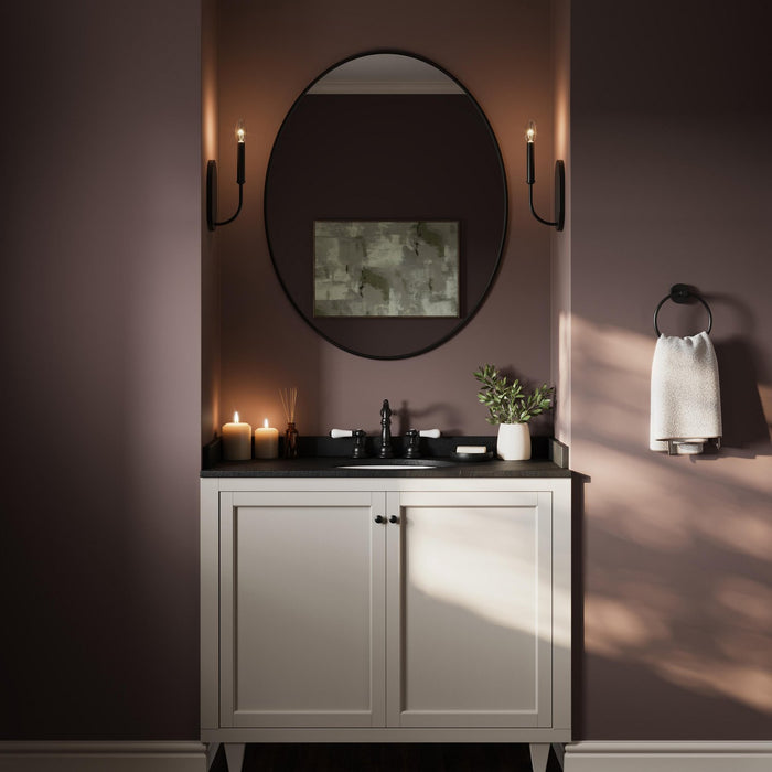Progress Lighting - P710153-31M - One Light Wall Sconce - Reines - Matte Black