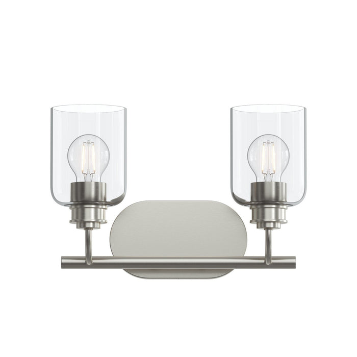 Progress Lighting - P300566-009 - Two Light Bath Vanity - Reines - Brushed Nickel
