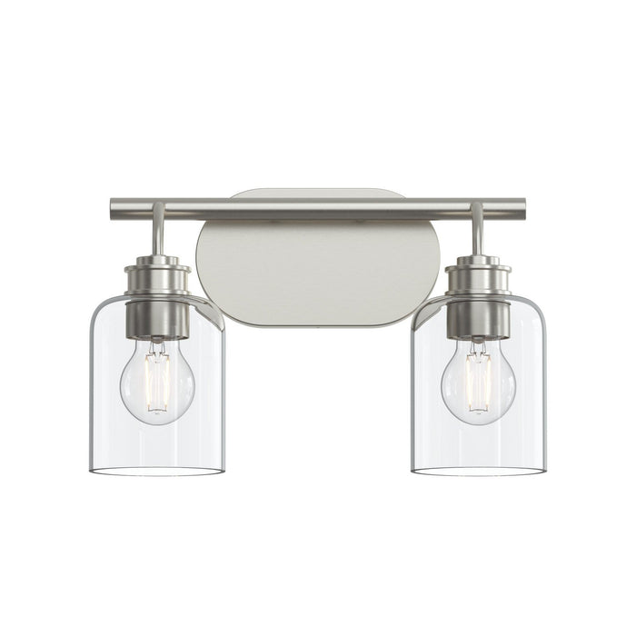 Progress Lighting - P300566-009 - Two Light Bath Vanity - Reines - Brushed Nickel