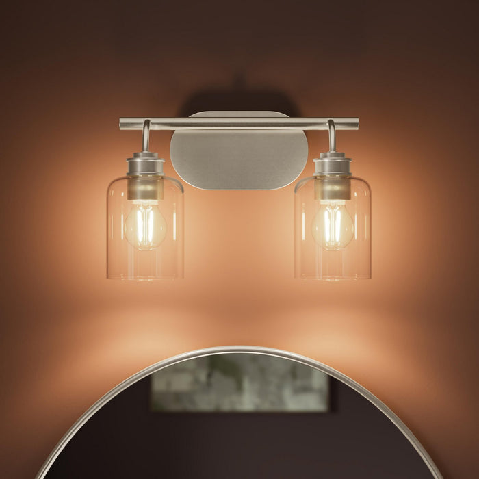 Progress Lighting - P300566-009 - Two Light Bath Vanity - Reines - Brushed Nickel