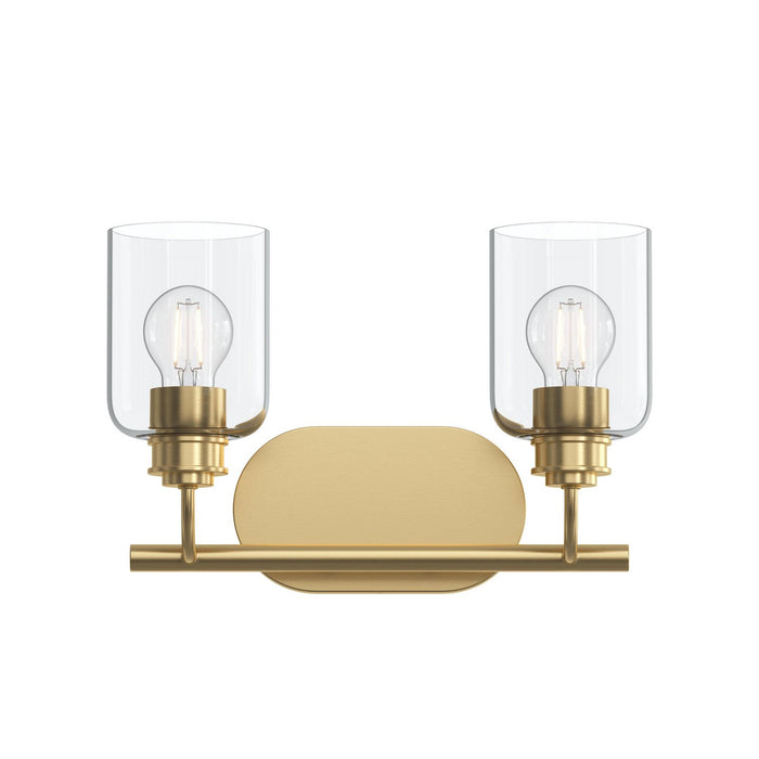 Progress Lighting - P300566-191 - Two Light Bath Vanity - Reines - Brushed Gold