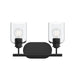 Progress Lighting - P300566-31M - Two Light Bath Vanity - Reines - Matte Black