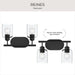 Progress Lighting - P300566-31M - Two Light Bath Vanity - Reines - Matte Black