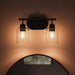 Progress Lighting - P300566-31M - Two Light Bath Vanity - Reines - Matte Black