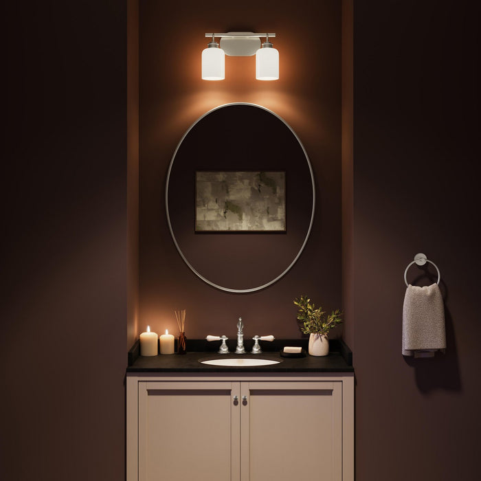 Progress Lighting - P300578-009 - Two Light Bath Vanity - Reines - Brushed Nickel