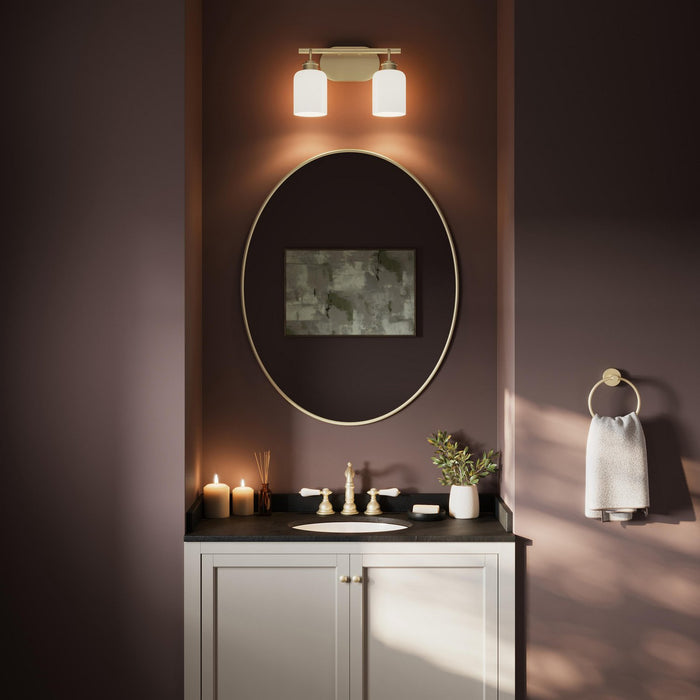 Progress Lighting - P300578-191 - Two Light Bath Vanity - Reines - Brushed Gold