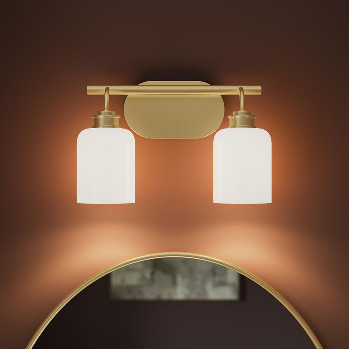 Progress Lighting - P300578-191 - Two Light Bath Vanity - Reines - Brushed Gold
