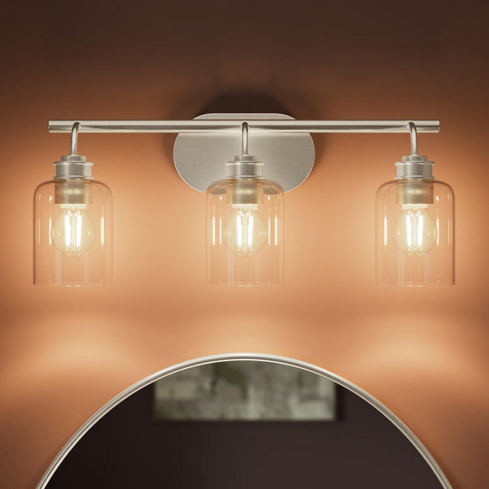 Progress Lighting - P300567-009 - Three Light Bath Vanity - Reines - Brushed Nickel