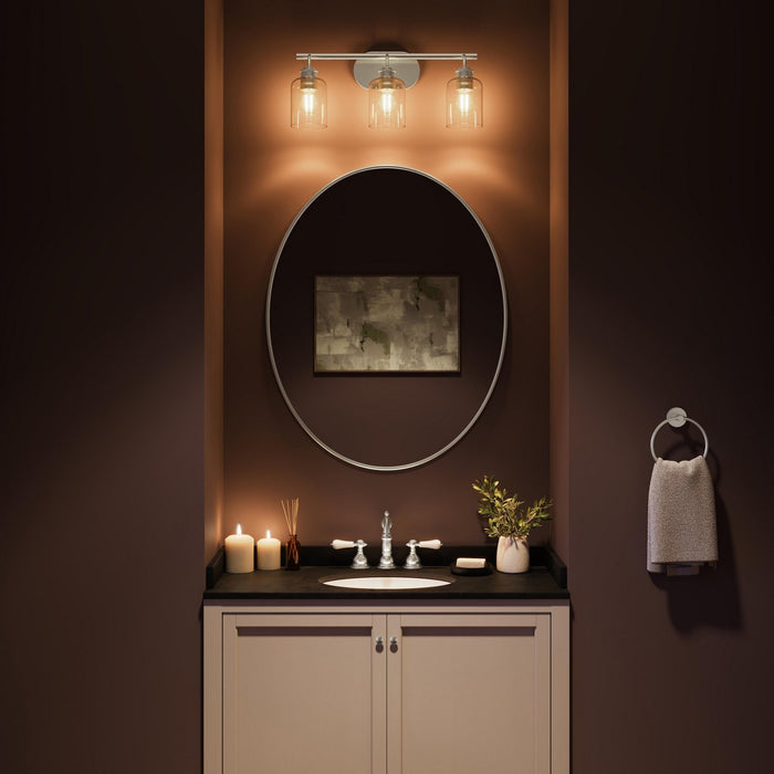 Progress Lighting - P300567-009 - Three Light Bath Vanity - Reines - Brushed Nickel