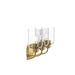 Progress Lighting - P300567-191 - Three Light Bath Vanity - Reines - Brushed Gold