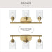 Progress Lighting - P300567-191 - Three Light Bath Vanity - Reines - Brushed Gold