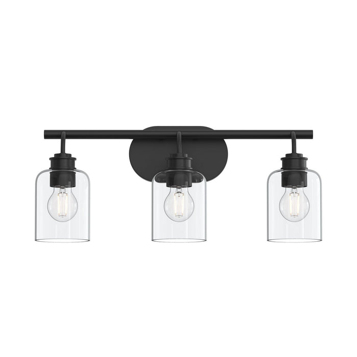 Progress Lighting - P300567-31M - Three Light Bath Vanity - Reines - Matte Black