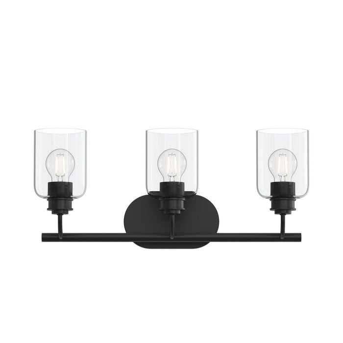 Progress Lighting - P300567-31M - Three Light Bath Vanity - Reines - Matte Black