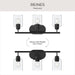 Progress Lighting - P300567-31M - Three Light Bath Vanity - Reines - Matte Black