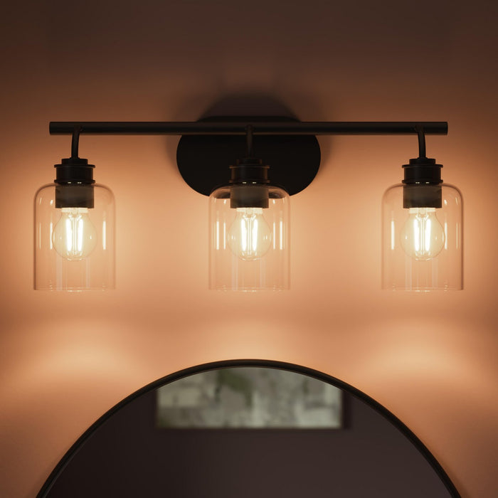 Progress Lighting - P300567-31M - Three Light Bath Vanity - Reines - Matte Black