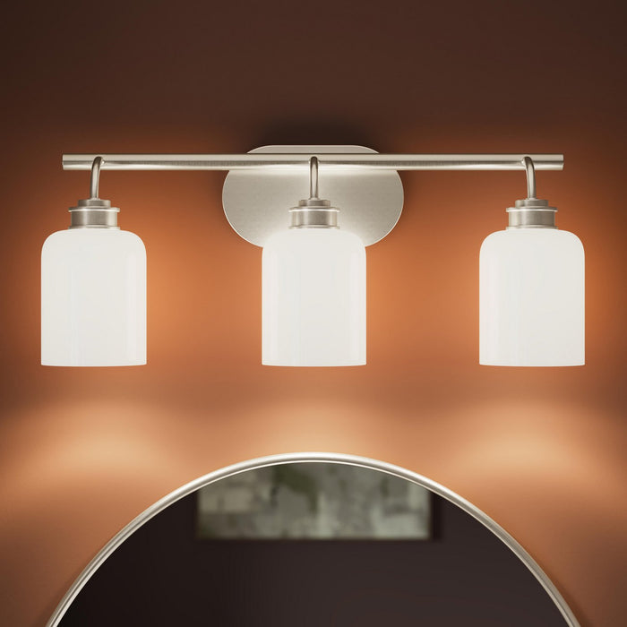 Progress Lighting - P300579-009 - Three Light Bath Vanity - Reines - Brushed Nickel