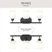 Progress Lighting - P300579-31M - Three Light Bath Vanity - Reines - Matte Black