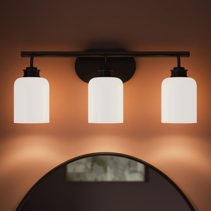 Progress Lighting - P300579-31M - Three Light Bath Vanity - Reines - Matte Black