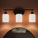 Progress Lighting - P300579-31M - Three Light Bath Vanity - Reines - Matte Black