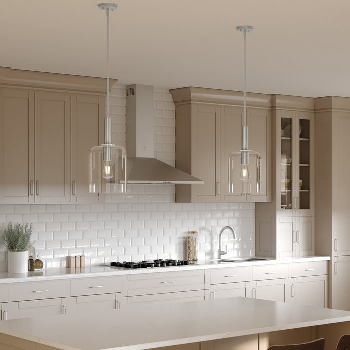 Progress Lighting - P500509-009 - One Light Pendant - Reines - Brushed Nickel
