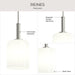 Progress Lighting - P500516-009 - One Light Pendant - Reines - Brushed Nickel