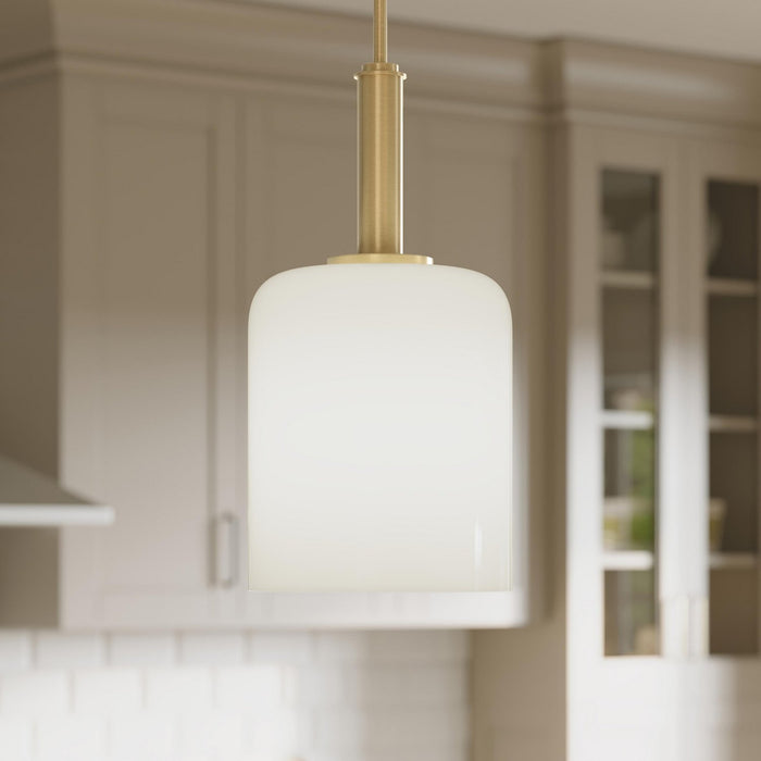 Progress Lighting - P500516-191 - One Light Pendant - Reines - Brushed Gold