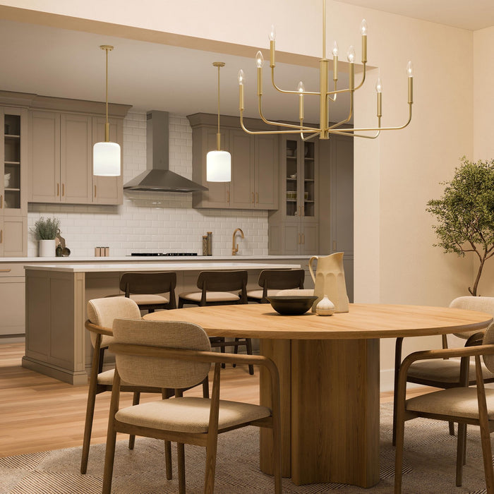 Progress Lighting - P500516-191 - One Light Pendant - Reines - Brushed Gold