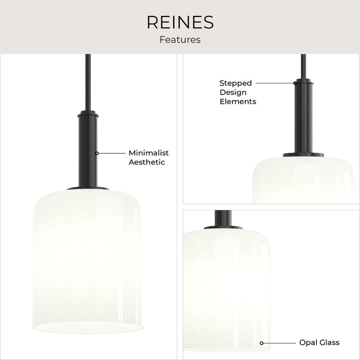 Progress Lighting - P500516-31M - One Light Pendant - Reines - Matte Black