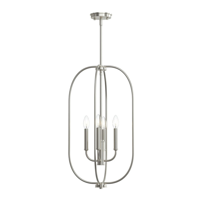 Progress Lighting - P500510-009 - Four Light Foyer Pendant - Reines - Brushed Nickel