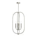 Progress Lighting - P500510-009 - Four Light Foyer Pendant - Reines - Brushed Nickel