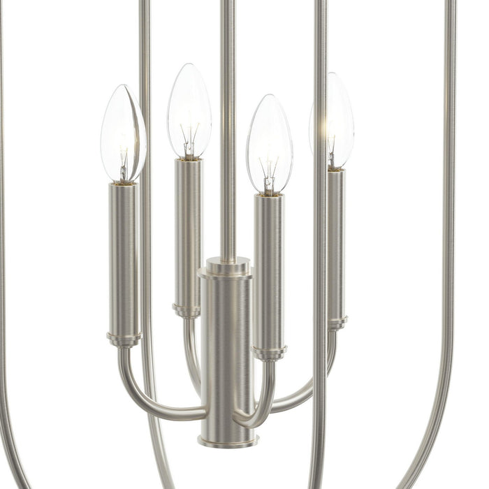 Progress Lighting - P500510-009 - Four Light Foyer Pendant - Reines - Brushed Nickel