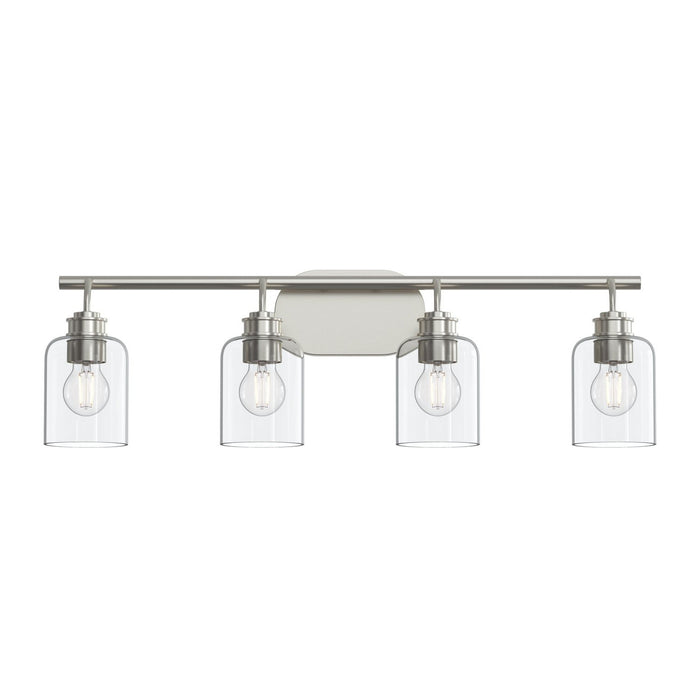 Progress Lighting - P300568-009 - Four Light Bath Vanity - Reines - Brushed Nickel