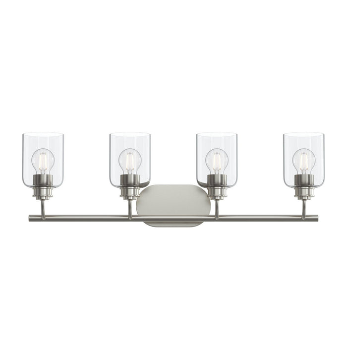 Progress Lighting - P300568-009 - Four Light Bath Vanity - Reines - Brushed Nickel