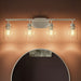 Progress Lighting - P300568-009 - Four Light Bath Vanity - Reines - Brushed Nickel