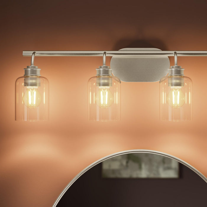 Progress Lighting - P300568-009 - Four Light Bath Vanity - Reines - Brushed Nickel